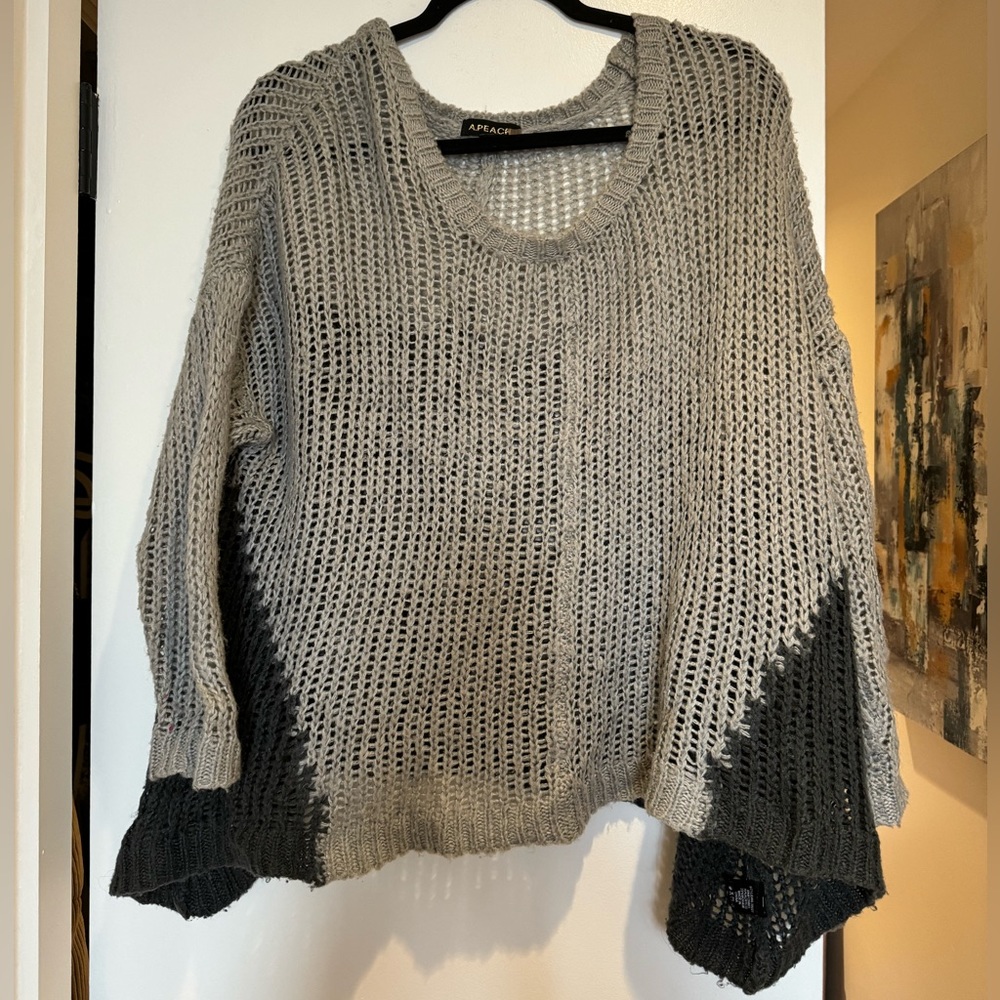 Two Tone Grey Sweater